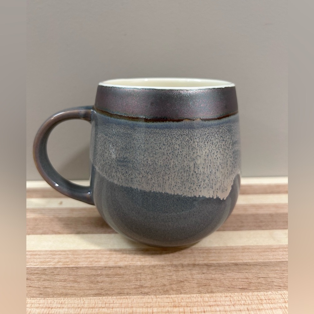 Potters Corner ceramic coffee tea hot chocolate Mug water color iridescent
